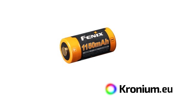 Fenix RCR123A 1150 mAh battery