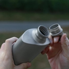 Titanium bottle 600 ml slim