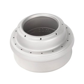 Titanium alcohol stove with windshield