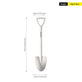 Titanium travel spoon
