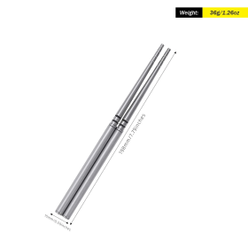 Titanium collapsible Chopsticks