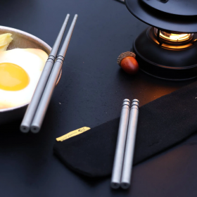 Titanium collapsible Chopsticks