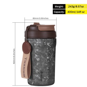 SilverAnt Titanium Travel Mug 400 ml