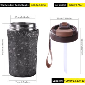 SilverAnt Titanium Travel Mug 400 ml