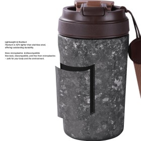 SilverAnt Titanium Travel Mug 400 ml