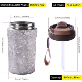 SilverAnt Titanium Travel Mug 400 ml