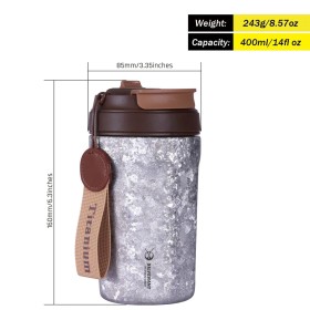 SilverAnt Titanium Travel Mug 400 ml