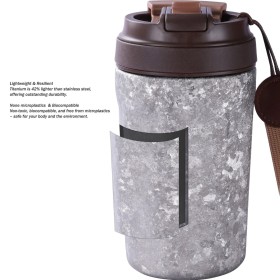 SilverAnt Titanium Travel Mug 400 ml