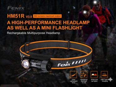 Fenix HM51R Ruby V3.0 - all black