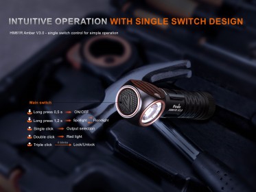 Fenix HM61R Amber V3.0