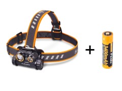 Fenix HM65R Value Bundle + 18650 3400 mAh