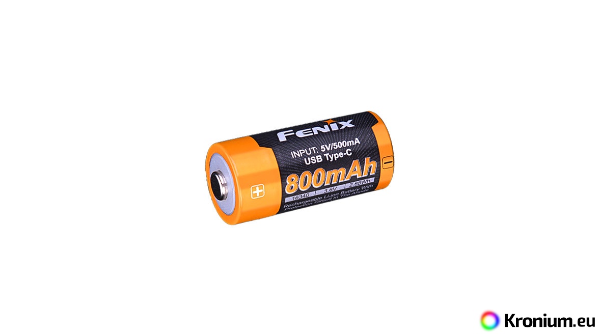 Rechargeable battery KEEPPOWER RCR123A 800 mAh (Li-Ion) with