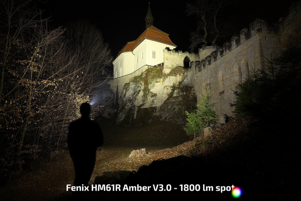 Fenix HM61R Amber V3.0 1800 lumens