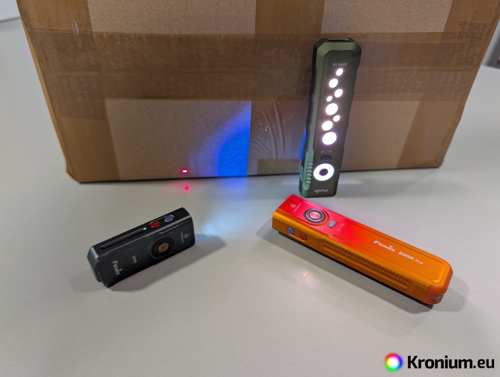 Comparison of Fenix E06R, E06R PRO and E08R UE