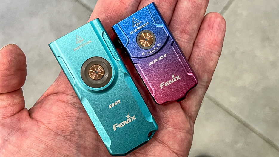 The new Fenix E06R and the smaller, proven Fenix E03R V2.0